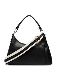 TOMMY HILFIGER - Tommy Hilfiger Torebka Th Essential Shoulder Bag AW0AW18374 Czarny. Kolor: czarny. Materiał: skórzane #6