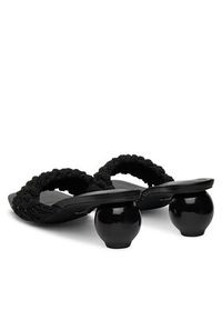 DeeZee Klapki LB1299 Czarny. Kolor: czarny. Materiał: materiał #4