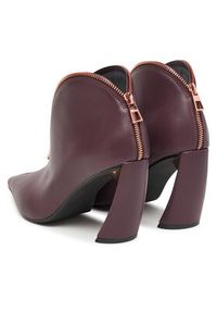 United Nude Botki Zuma Stacy Hi 1094692216 Bordowy. Kolor: czerwony. Materiał: skóra