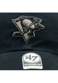 47 Brand Czapka z daszkiem NHL Pittsburgh Penguins Ballpark Camo '47 CLEAN UP H-BPCAM15GWS-BK Czarny. Kolor: czarny. Materiał: materiał