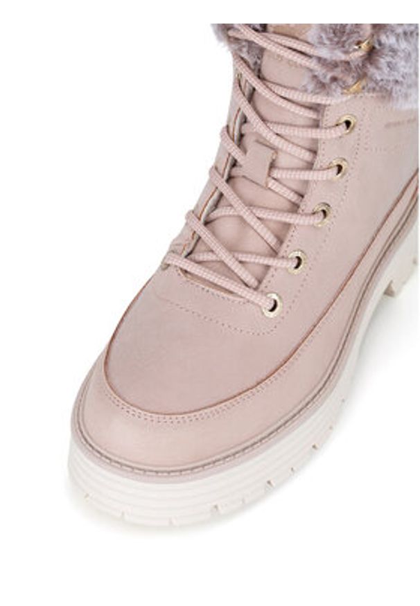 Beverly Hills Polo Club Trzewiki V12-703 Różowy. Kolor: różowy. Materiał: materiał