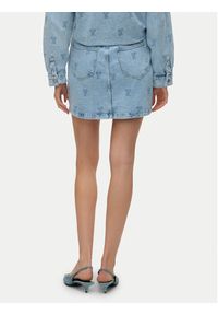 Vero Moda Spódnica jeansowa Tessa 10326888 Niebieski Regular Fit. Kolor: niebieski. Materiał: bawełna #4