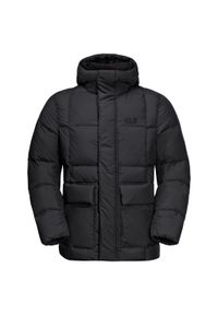 Kurtka zimowa męska Jack Wolfskin Frozen. Kolor: czarny. Materiał: puch. Sezon: zima #1