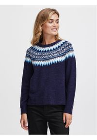 Sweter Fransa. Kolor: niebieski