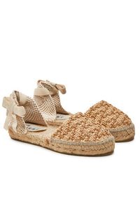 Manebi Espadryle Yucatan Flat Valenciana Espadrilles G 1.3 P0 Beżowy. Kolor: beżowy. Materiał: materiał #4