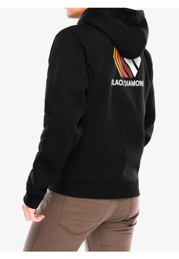 Bluza rozpinana męska Black Diamond Faded Full Zip Hoody. Kolor: czarny