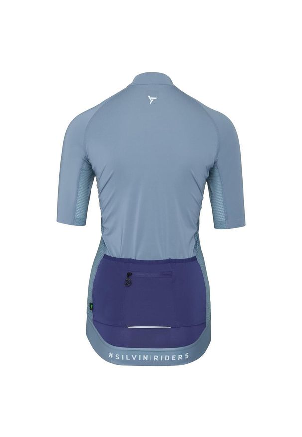 Silvini - Koszulka rowerowa (z krótkim rękawem) damska SILVINI Women Jersey MAZZANA. Kolor: niebieski. Materiał: jersey. Długość rękawa: krótki rękaw. Długość: krótkie