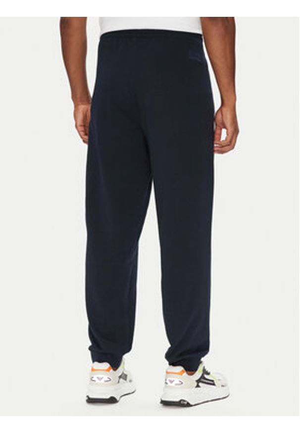 EA7 Emporio Armani Spodnie dresowe 7M000154 AF10432 UB102 Granatowy Regular Fit. Kolor: niebieski. Materiał: bawełna