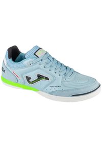 Joma - Buty halowe do piłki nożnej męskie, Top Flex 25 TOPS IN. Kolor: niebieski, wielokolorowy, zielony. Materiał: skóra, zamsz. Sport: piłka nożna #1