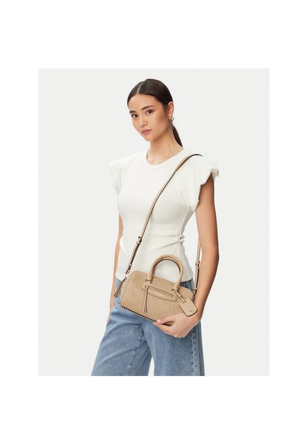 Torebka MICHAEL Michael Kors. Kolor: beżowy