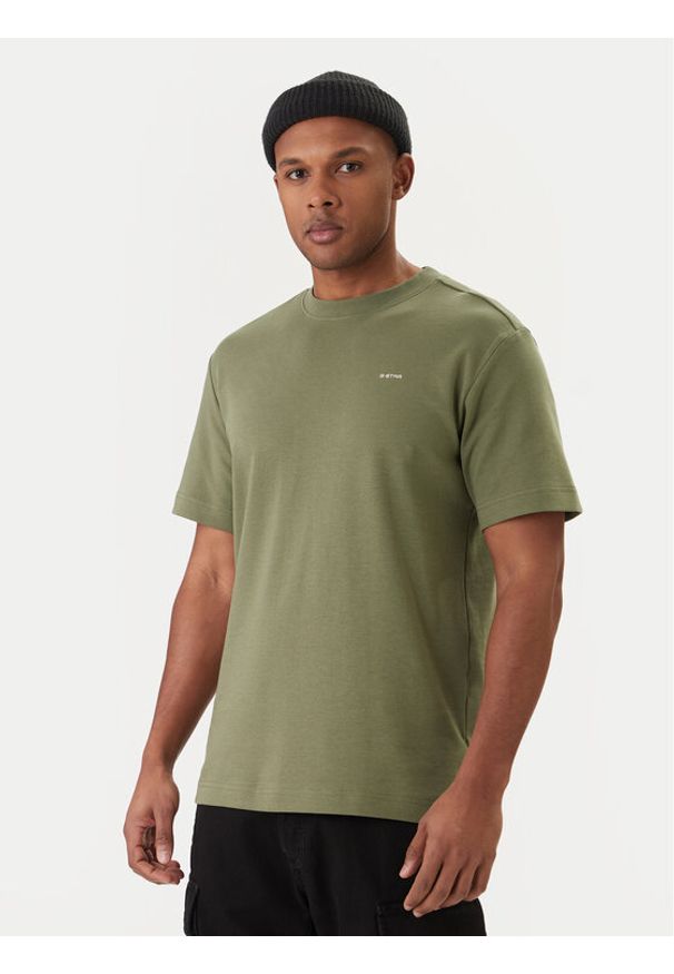 G-Star RAW - G-Star Raw T-Shirt D28609-C812 Zielony Regular Fit. Kolor: zielony. Materiał: bawełna