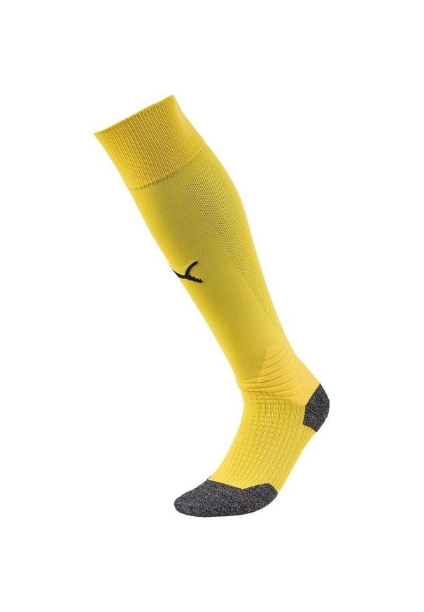 Puma - Skarpety Piłkarskie Unisex Dla Dorosłych Liga Core. Kolor: żółty. Sport: piłka nożna