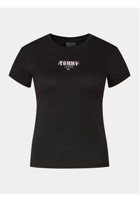 Tommy Jeans Komplet 2 t-shirtów Tjw 2 Pack Slim Essential Logo 1 DW0DW18142 Biały Slim Fit. Kolor: biały. Materiał: syntetyk, bawełna