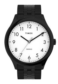 Timex zegarek TW2U39800 Easy Reader. Kolor: czarny. Materiał: materiał #1