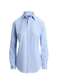 Polo Ralph Lauren Koszula 211941509500 Błękitny Slim Fit. Typ kołnierza: polo. Kolor: niebieski. Materiał: bawełna #3