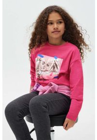 Mayoral longsleeve bawełniany dziecięcy kolor fioletowy. Okazja: na co dzień. Kolor: fioletowy. Materiał: bawełna. Długość rękawa: długi rękaw. Długość: długie. Wzór: nadruk. Styl: casual #1