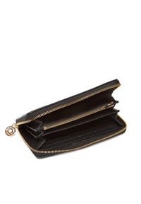TOMMY HILFIGER - Tommy Hilfiger Duży Portfel Męski Th Distinct Lrg Za AW0AW17482 Czarny. Kolor: czarny. Materiał: skóra