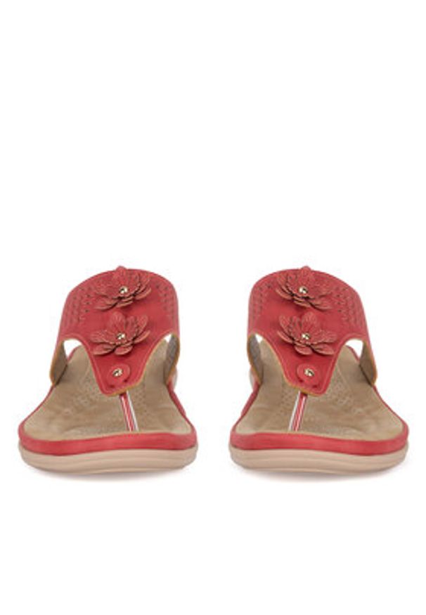 Clara Barson Japonki WYL0510-26 Czerwony. Kolor: czerwony. Materiał: syntetyk