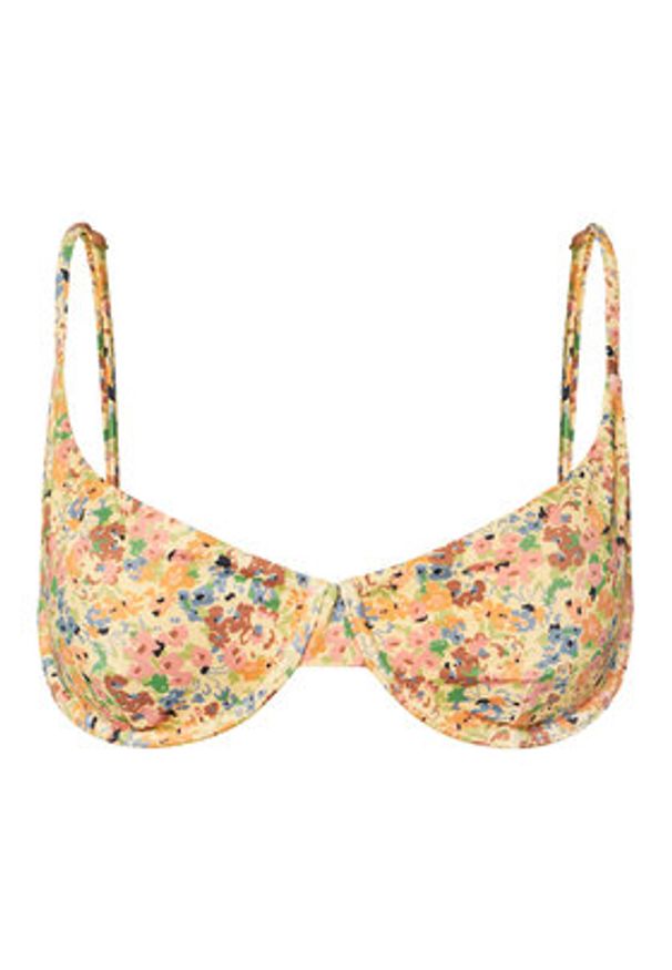 RVCA Góra od bikini 23O151501 Żółty. Kolor: żółty. Materiał: syntetyk