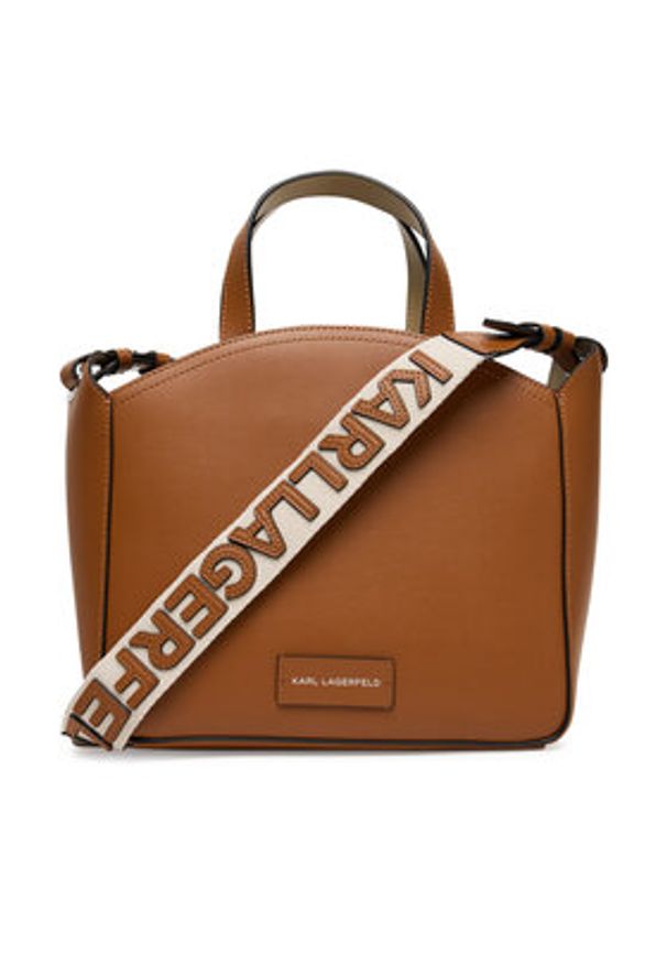 Karl Lagerfeld - KARL LAGERFELD Torebka A1W30058 Beżowy. Kolor: beżowy. Materiał: skórzane