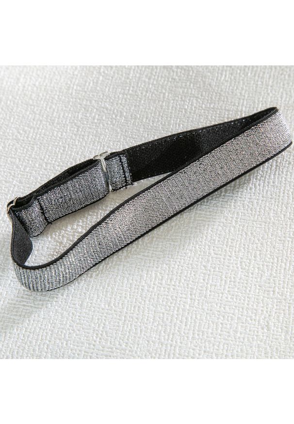 Intica - Komplet koronkowej bielizny z biustonoszem, majtkami i pasem do pończoch Svanhild. Kolor: czarny. Materiał: koronka. Wzór: aplikacja, koronka