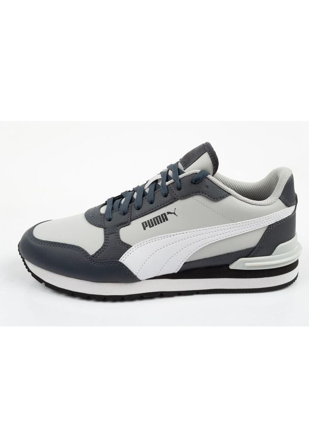 Buty sportowe sneakersy unisex Puma ST Runner v4. Kolor: szary, biały, wielokolorowy