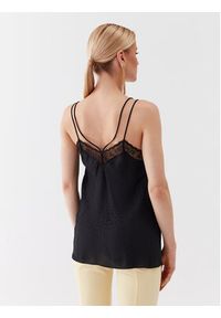 Patrizia Pepe Top 2C1455/A260-K103 Czarny Regular Fit. Kolor: czarny. Materiał: wiskoza #3