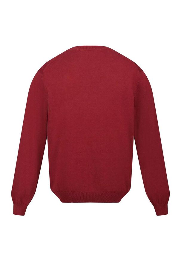 Regatta - Męski Sweter Z Dzianiny Kaelen. Kolor: czerwony. Materiał: dzianina. Styl: sportowy