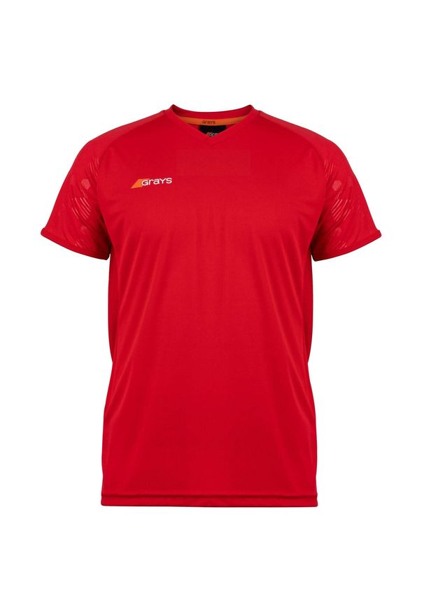GRAYS - Koszulka dla dzieci Grays Hockey Axis 650. Kolor: czerwony