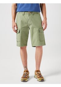 Wrangler - MESKIE SZORTY WRANGLER CASEY CARGO SHORT OLIVE 112350909