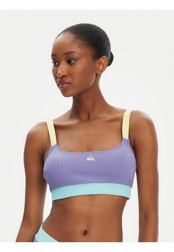 Quiksilver Góra od bikini Bra Top EQWX303134 Niebieski. Kolor: niebieski. Materiał: syntetyk