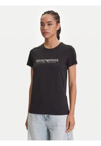 Emporio Armani Underwear T-Shirt EW000408 AF10881 UC001 Czarny Regular Fit. Kolor: czarny. Materiał: bawełna #1