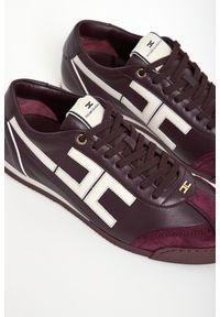 Elisabetta Franchi - Sneakersy damskie skórzane ELISABETTA FRANCHI. Materiał: skóra