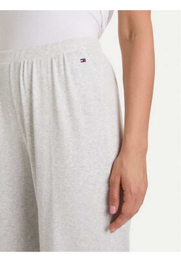 TOMMY HILFIGER - Tommy Hilfiger Spodnie piżamowe UW0UW06074 Szary Regular Fit. Kolor: szary. Materiał: bawełna