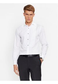 BOSS - Boss Koszula H-Hank-Tux3-231 50503261 Biały Slim Fit. Kolor: biały. Materiał: bawełna
