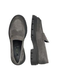 Gino Rossi Loafersy GRACE-I24-2637LM Szary. Kolor: szary. Materiał: skóra, zamsz #4