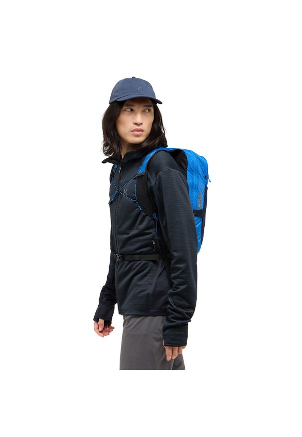 Kurtka z kapturem Haglöfs L.I.M Mid Fast II. Typ kołnierza: kaptur. Kolor: czarny. Styl: sportowy. Sport: turystyka piesza