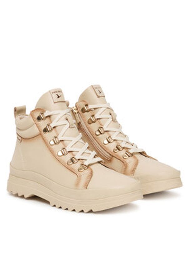 Pikolinos Trzewiki W3W-8564C11 Beżowy. Kolor: beżowy. Materiał: skóra