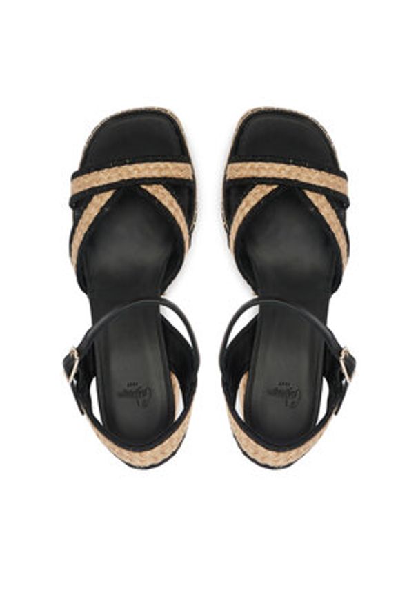 Castañer Espadryle Vanish 026156-4091 Czarny. Kolor: czarny. Materiał: materiał