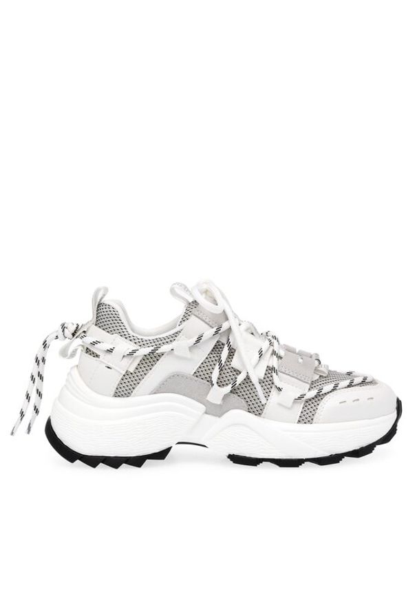 Steve Madden Sneakersy Tazmania Sneaker SM11002419-04005-739 Biały. Kolor: biały. Materiał: skóra