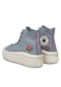 Converse Trampki Chuck Taylor All Star Move Platform Rose A12571C Szary. Kolor: szary. Materiał: materiał. Obcas: na platformie #3