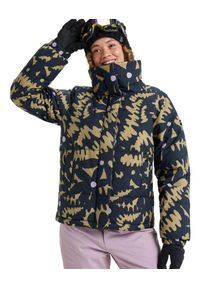 Roxy - Kurtka do sportów zimowych techniczna damska SNOW WINTER REBEL 10K. Kolor: beżowy. Sezon: zima. Sport: narciarstwo #2