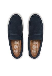 TOMMY HILFIGER - Tommy Hilfiger Półbuty Hybrid Loafer FM0FM04440 Granatowy. Kolor: niebieski. Materiał: zamsz, skóra