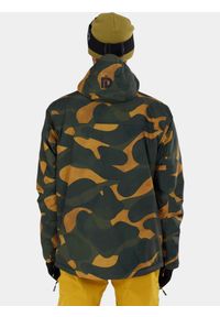 FUNDANGO - Anorak Męski Fundango Hydra ECO. Kolor: zielony, wielokolorowy, żółty. Materiał: materiał. Sezon: zima. Sport: turystyka piesza