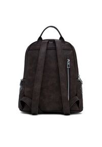 Desigual Plecak Poker Face Chest 25WAKP22 Brązowy. Kolor: brązowy. Materiał: skóra #3