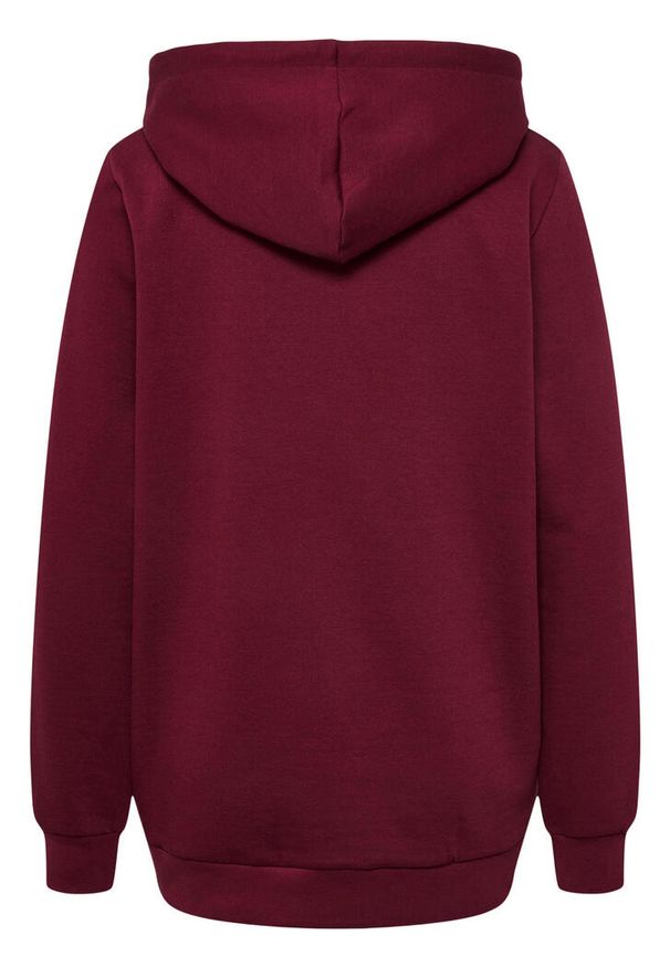 Sweat bluza z kapturem dla kobiet Hummel Booster. Typ kołnierza: kaptur. Kolor: czerwony