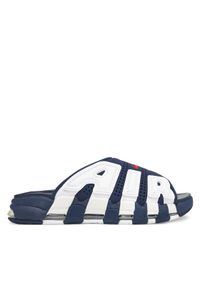Nike Klapki Air More Uptempo Slide FQ8699 400 Granatowy. Kolor: niebieski. Materiał: materiał