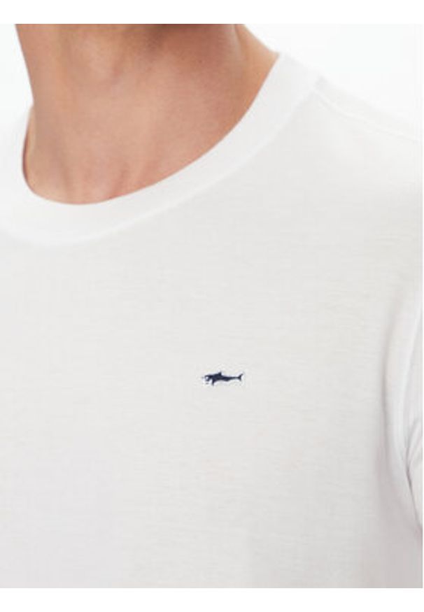 PAUL & SHARK - Paul&Shark T-Shirt C0P1092 Biały Regular Fit. Kolor: biały. Materiał: bawełna