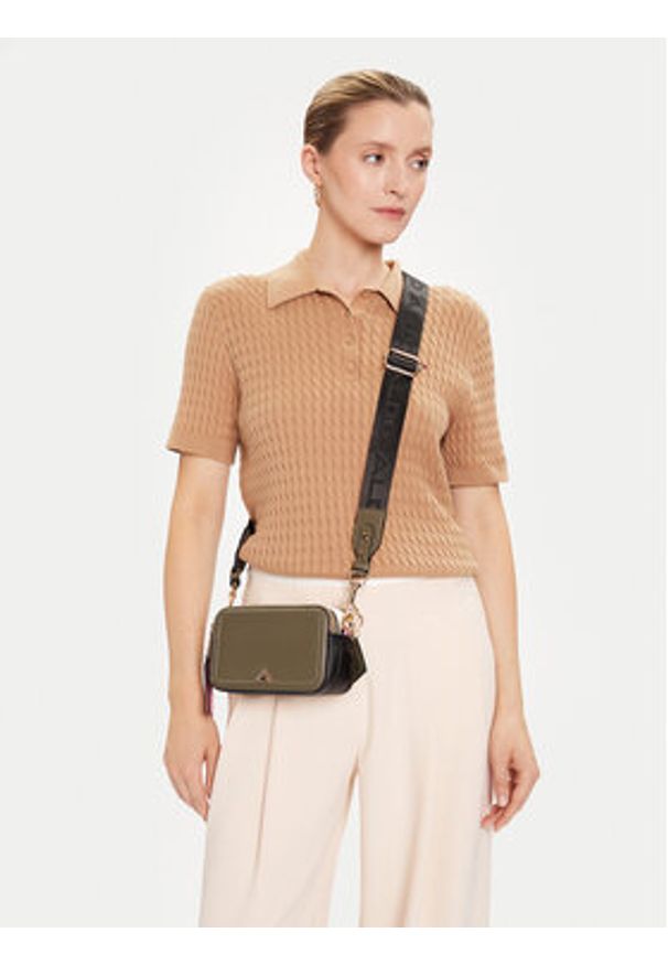 Aldo Torebka Dwuma 14076972 Khaki. Kolor: brązowy. Materiał: skórzane