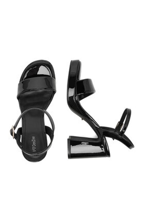 DeeZee Sandały CEO-SS22-049 Czarny. Kolor: czarny. Materiał: materiał
